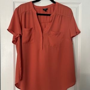 Torrid Harper Georgette Pullover Flutter Sleeve Blouse Size 1 1X 14-16